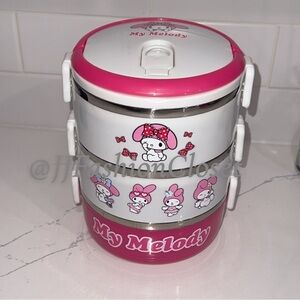 My Melody Pink and White Lunch Box